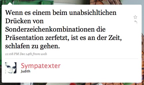 Tweet von Sympatexter